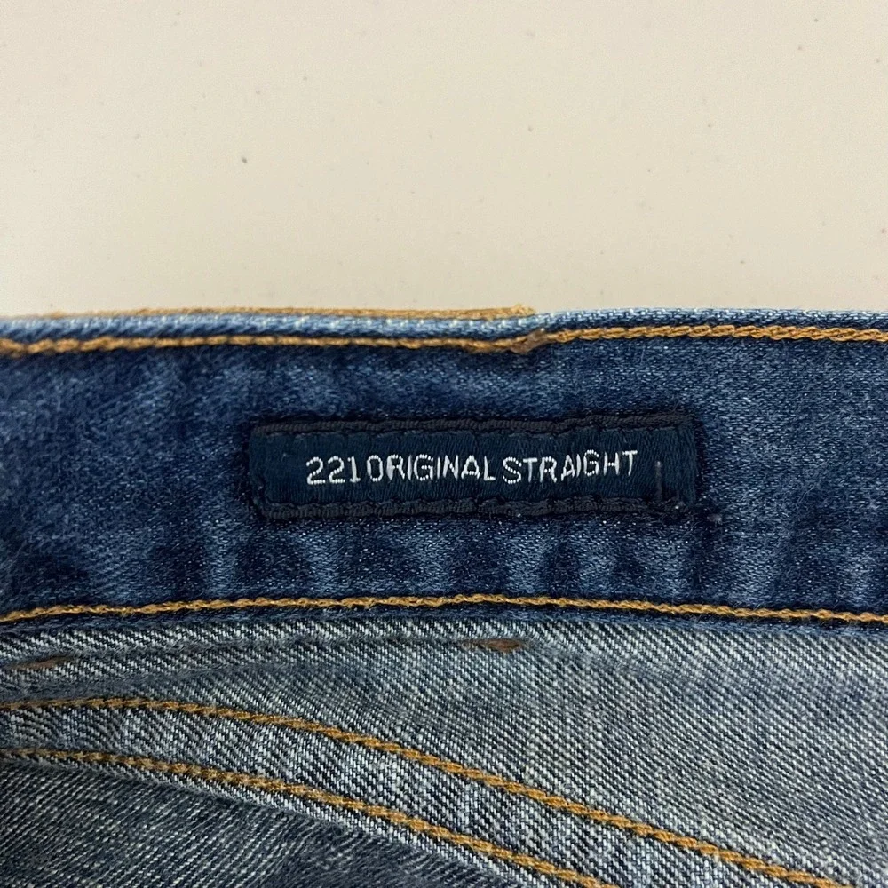 Lucky Brand 221 Original Straight Mens Jeans Medium Wash 38x30